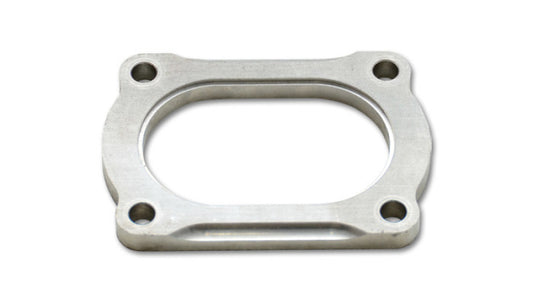 Vibrant T304 SS 4 Bolt Flange for 3.5in O.D. Oval tubing | 13176S