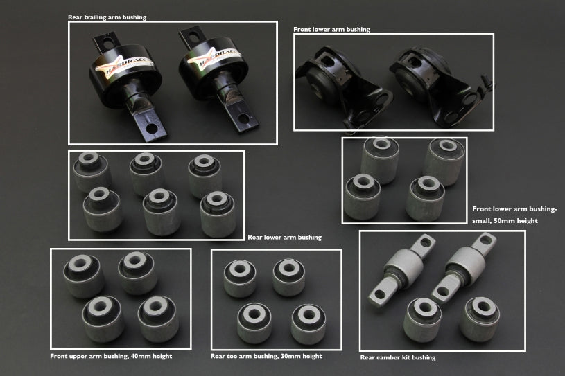 Hardened Rubber Complete Bushing Set - 26 pcs/set