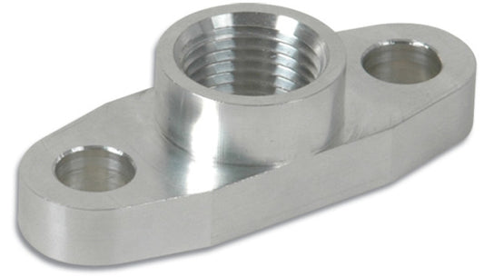 Vibrant Billet Alum Oil Drain Flange for GT32 GT37 GT40 GT42 GT45R and GT55R Turbos tapped 1/2in NPT | 2853