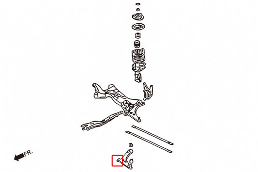 Hardened Rubber Front Lower Arm & Rear Upper Arm Bushing - 2 pcs/set