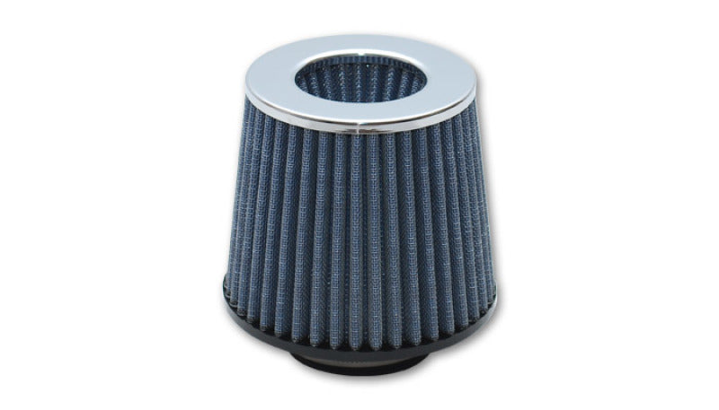 Vibrant Open Funnel Perf Air Filter (5in Cone O.D. x 5in Tall x 4.5in inlet I.D.) Chrome Filter Cap | 2161C