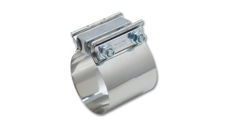 Vibrant Easy Seal SS Exh Sleeve Butt Joint Clamp for 4in O.D. Tubing also 4in Nominal Oval Tubing | 1178