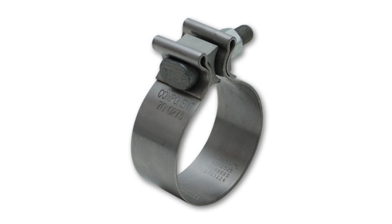 Vibrant SS Accuseal Exhaust Seal Clamp for 2.25in OD Tubing (1in wide band) | 1164