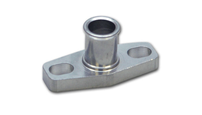 Vibrant Billet AL Oil Drain Flange w/ integrated 5/8in Male Neck T3 T3/T4 T04 GT40-GT55 BB Turbos | 2850