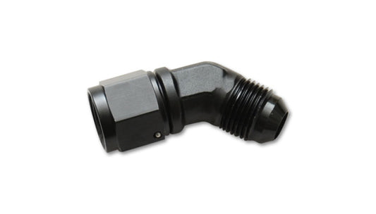 Vibrant -6AN Female to -6AN Male 45 Degree Swivel Adapter Fitting | 10772