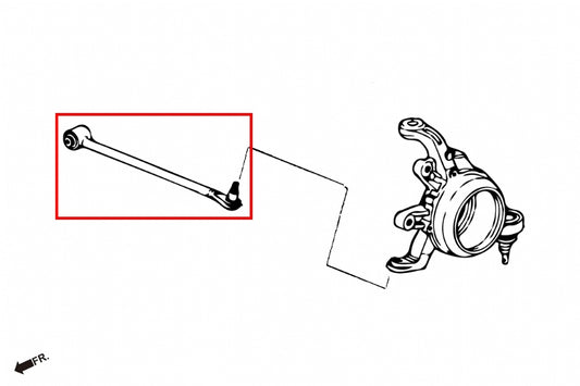 Pillow Ball Adjustable Rear Toe Arm - 2 pcs/set