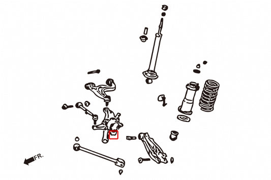 Pillow Ball Rear Knuckle Bushings - 2 pcs/set