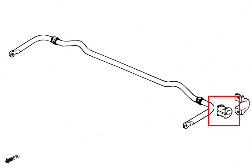 Rear Stabilizer Bushing - 2pcs/set 27.2mm