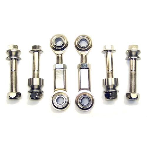 Rear Adjustable Sway Bar End Link Set