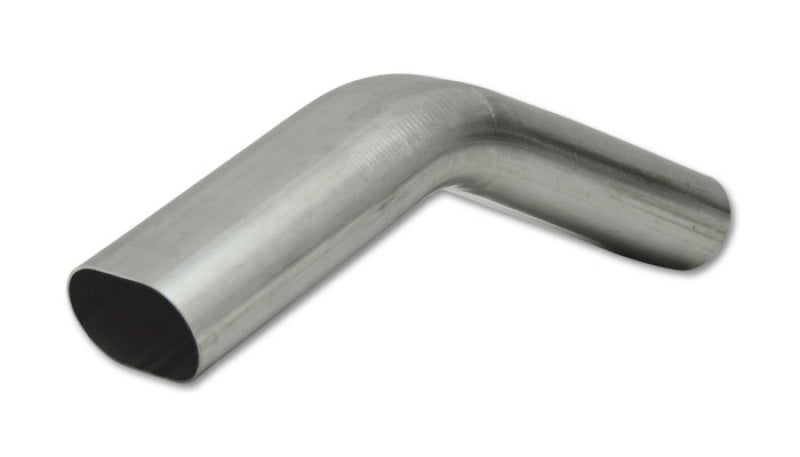 Vibrant 3in Oval (Nominal Size) T304 SS 45 deg VERTICAL Mandrel Bend 6in x 6in leg lengths | 13200