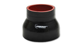 Vibrant 4 Ply Reinforced Silicone Transition Connector - 1.75in I.D. x 2in I.D. x 3in long (BLACK) | 2767
