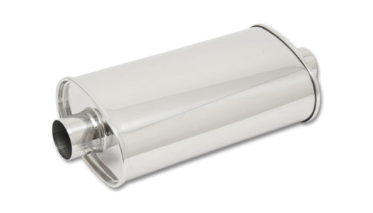 Vibrant StreetPower Oval Muff 5in x 9in x 15in long body 4in inlet I.D. x 4in outlet Center-Center | 1137