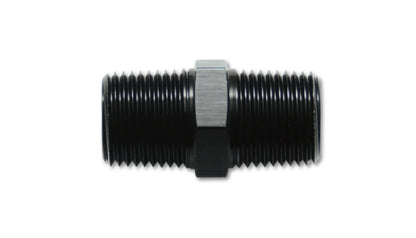 Vibrant 1in NPT x 1in NPT Male Pipe Fitting - Aluminum | 10375