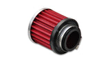 Vibrant Crankcase Breather Filter w/ Chrome Cap 1.5in 38mm Inlet ID | 2188