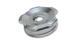 Vibrant 2in OD Aluminum Weld Bungs w/ Polished Aluminum Threaded Cap (incl. O-Ring) | 11290