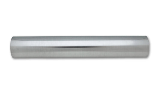 Vibrant 2.5in O.D. Universal Aluminum Tubing (18in long Straight Pipe) - Polished | 2174