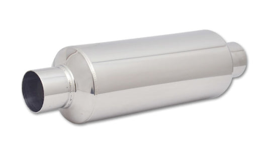 Vibrant SS Resonator (Standard Design) 2.5in inlet/outlet x 18in long w/ 5in OD resonator body | 17930