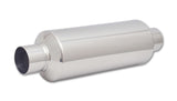 Vibrant SS Resonator (Standard Design) 2.5in inlet/outlet x 18in long w/ 5in OD resonator body | 17930