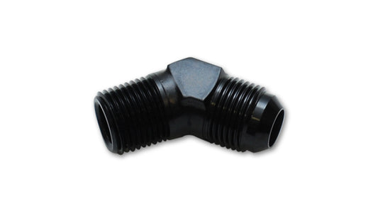 Vibrant 45 Degree Adapter Fitting (AN to NPT) -4AN x 1/4in NPT | 10238