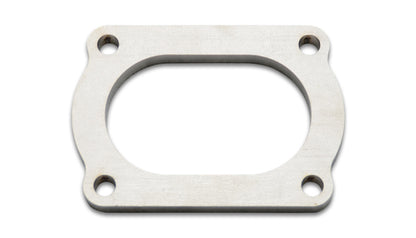 Vibrant T304 SS 4 Bolt Flange for 3in O.D. Oval tubing | 13175S