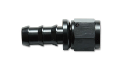 Vibrant -8AN Push-On Straight Hose End Fitting - Aluminum | 22008