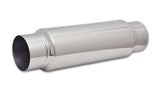 Vibrant SS Resonator (Standard Design) 4in inlet/outlet x 18in long w/5in OD resonator body | 17960