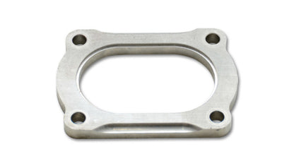 Vibrant T304 SS 4 Bolt Flange for 3.5in O.D. Oval tubing | 13176S