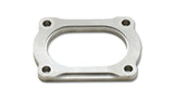 Vibrant T304 SS 4 Bolt Flange for 3.5in O.D. Oval tubing | 13176S