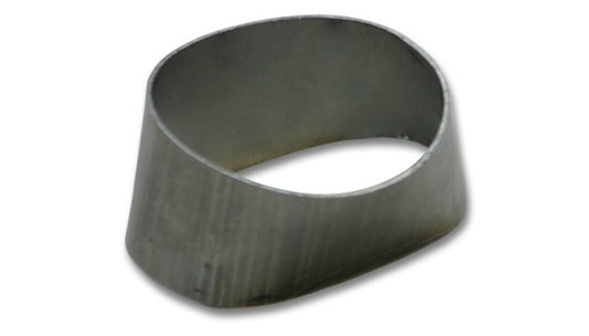 Vibrant 90mmx55mm Oval to 76mm Round Transition Adapter T304 SS for use with Part #1448 and #14480 | 1448A