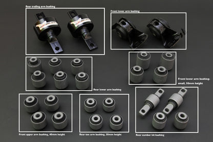 Hardened Rubber Complete Bushing Set - 26 pcs/set