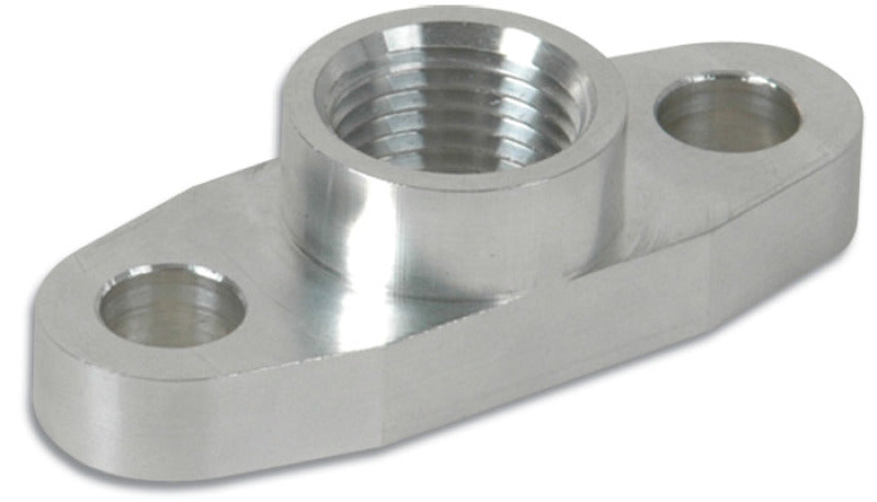 Vibrant Billet Alum Oil Drain Flange for GT32 GT37 GT40 GT42 GT45R and GT55R Turbos tapped 1/2in NPT | 2853