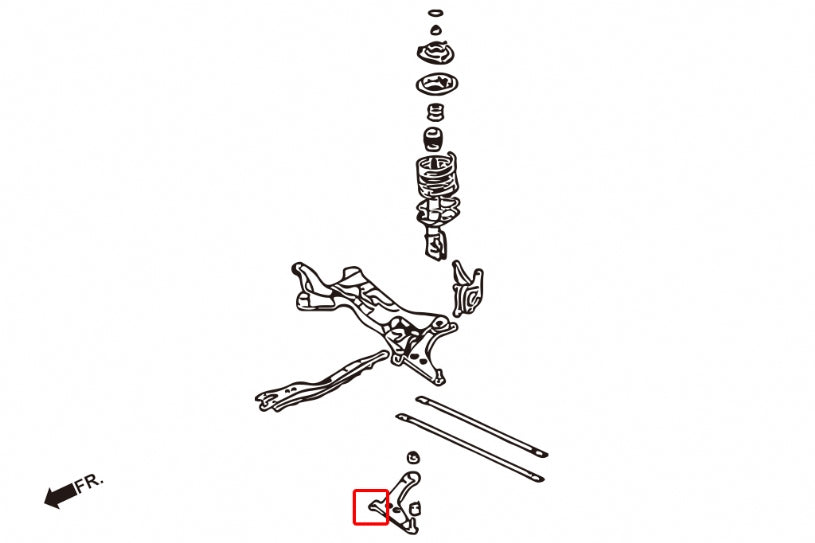 Hardened Rubber Front Lower Arm & Rear Upper Arm Bushing - 2 pcs/set