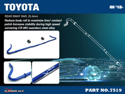 19mm Adjustable Rear Sway Bar - 3pcs/set