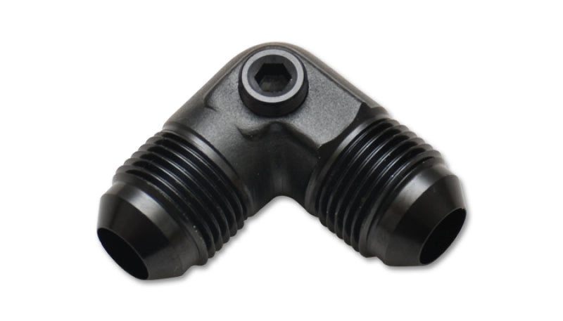 Vibrant -6AN to -6AN Male 90 Degree Union Adapter Fitting with 1/8in NPT Port | 16536