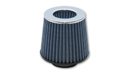 Vibrant Open Funnel Perf Air Filter (5in Cone O.D. x 5in Tall x 4.5in inlet I.D.) Chrome Filter Cap | 2161C