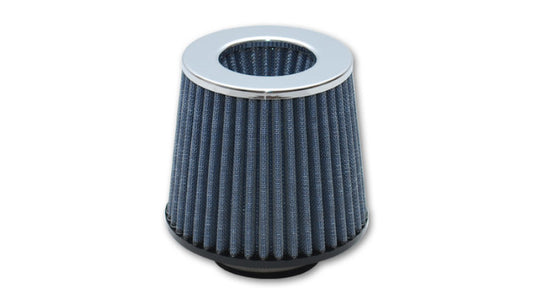 Vibrant Open Funnel Perf Air Filter (5in Cone O.D. x 5in Tall x 2.75in inlet I.D.) Chrome Filter Cap | 1923C