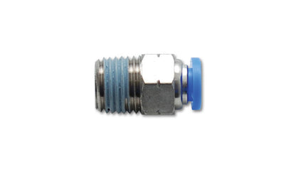 Vibrant Male Straight Pneumatic Vacuum Fitting (1/8in NPT Thread) - for 1/4in (6mm) OD tubing | 2662