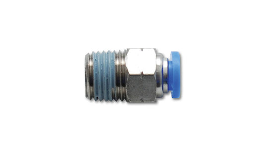 Vibrant Male Straight Pneumatic Vacuum Fitting (1/8in NPT Thread) - for 1/4in (6mm) OD tubing | 2662