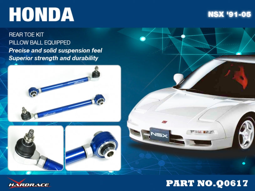 Pillow Ball Adjustable Rear Toe Arm - 2 pcs/set