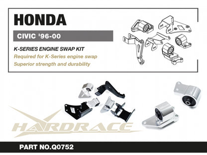 Hardened Rubber K-series Swap Mount Kit - 3 mount set