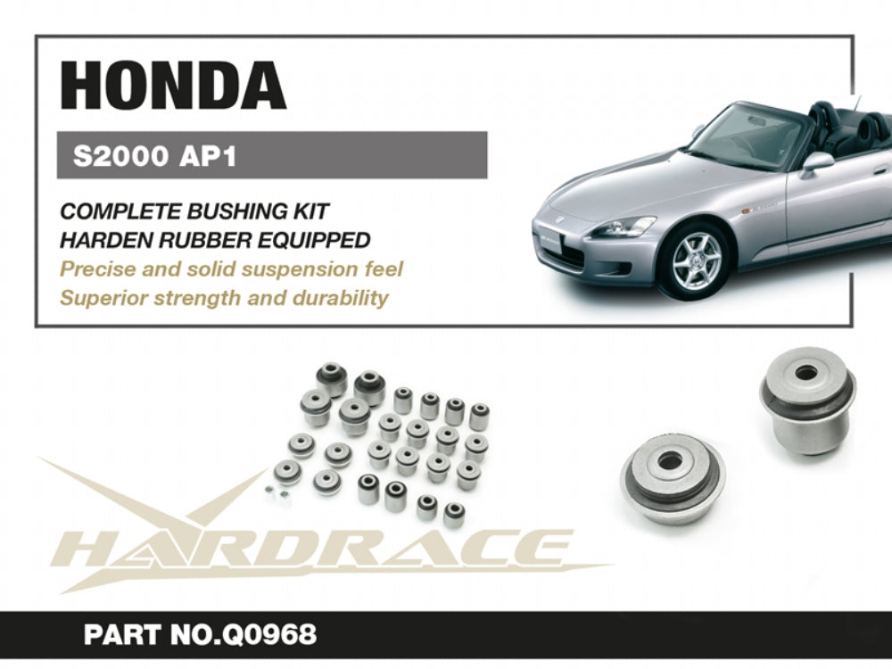 Hardened Rubber Complete Bushing Kit (AP1) - 26 pcs/set