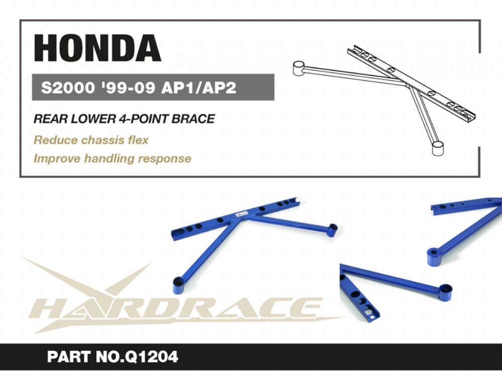 Rear Lower 4 Point Brace - 1 pcs/set