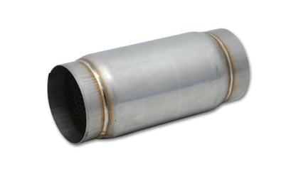 Vibrant SS Race Muffler 4in inlet/outlet x 5in long | 17975