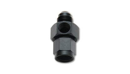 Vibrant -6AN Male to -6AN Female Union Adapter Fitting w/ 1/8in NPT Port | 16486