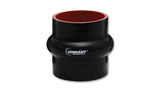 Vibrant 4 Ply Reinforced Silicone Hump Hose Connector - 4.5in I.D. x 3in long (BLACK) | 2738