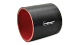 Vibrant 4 Ply Reinforced Silicone Straight Hose Coupling - 2in I.D. x 3in long (BLACK) | 2706
