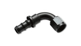 Vibrant -4AN Push-On 90 Deg Hose End Fitting - Aluminum | 22904