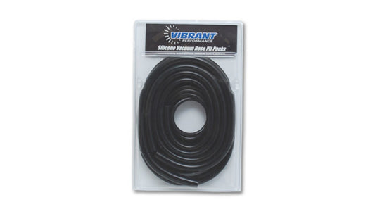 Vibrant Silicon vac Hose Pit Kit Blk 5ft- 1/8in 10ft- 5/32in 4ft- 3/16in 4ft- 1/4in 2ft-3/8in | 2104