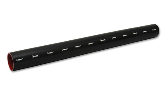 Vibrant 4 Ply Reinforced Silicone Straight Hose Coupling - 2.75in I.D. x 36in long (BLACK) | 2713