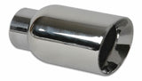 Vibrant 4in Round SS Exhaust Tip (Double Wall Angle Cut Beveled Outlet) | 1207